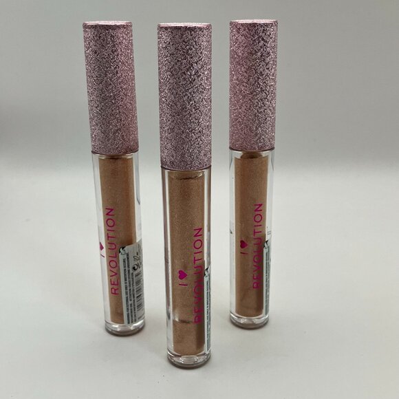 I Heart Revolution Metallic Angel Heart, White Wings Lip-Gloss Pack Of 3 Pcs - Picture 1 of 5